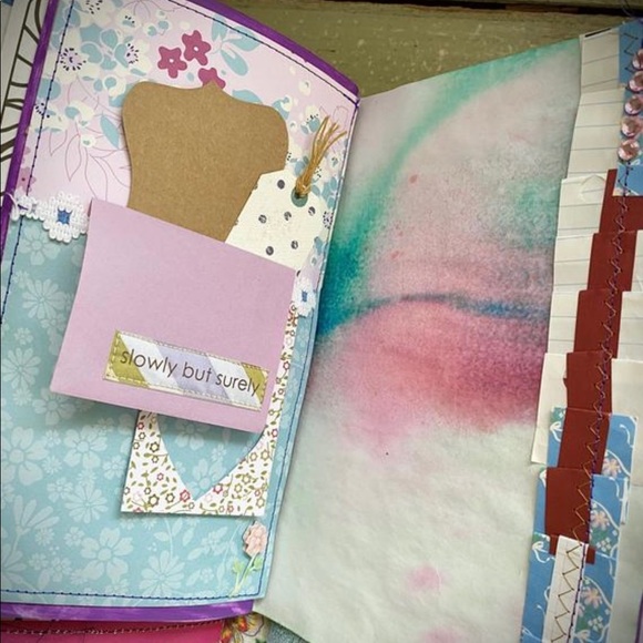 Handmade Journal made from Repurposed Items - Picture 4 of 10